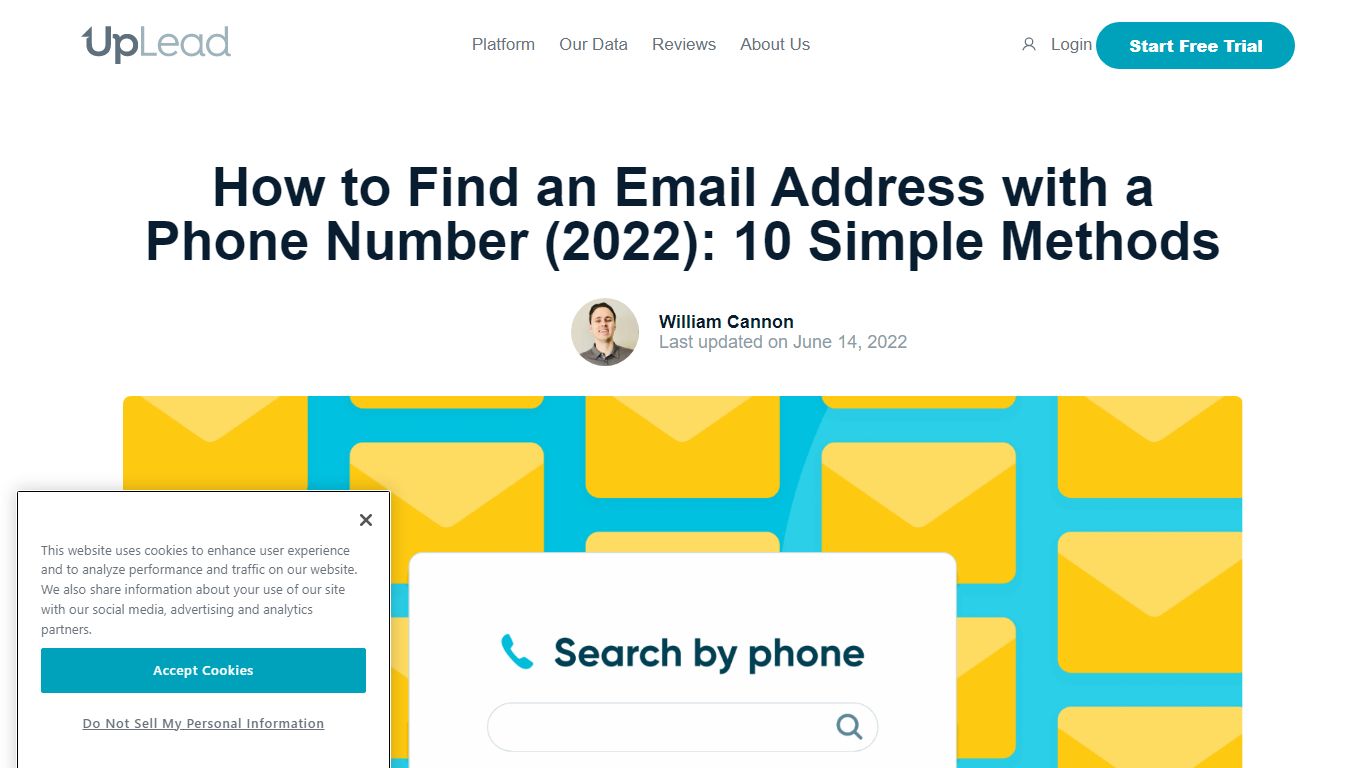 How to Find an Email Address with a Phone Number (2022): 10 ... - UpLead